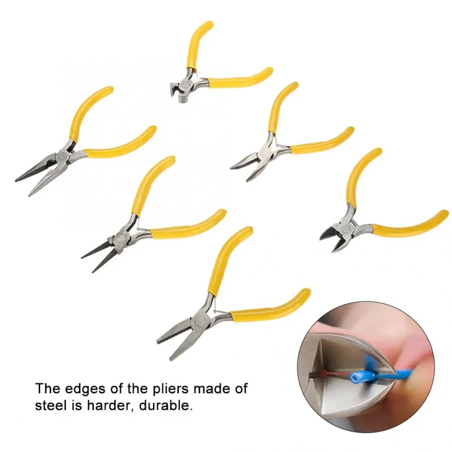 Профессиональные 9 шт. профессиональные плоскогубцы для ювелирных изделий