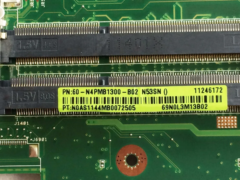 Новая материнская плата 60-N4PMB1300-B02 N53SV REV: 2 4 DIM w/ GT550M 2G GPU 90R-N4PMB1300Y для ноутбуков ASUS N53SN