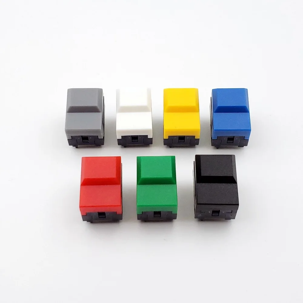10 шт. PB86-A0 4Pin мгновенный SPDT PCB крепление квадратный кнопочный такт переключатель для сценического управления оборудования