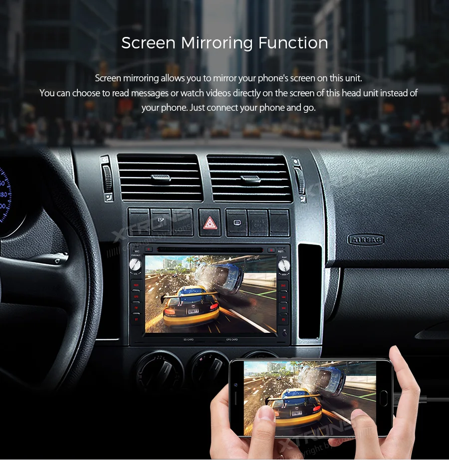 XTRONS " сенсорный экран автомобильный dvd-плеер на основе Android RCA gps навигация для Фольксваген Бора Гольф MK4 LUPO CHICO для сиденья для SKODA