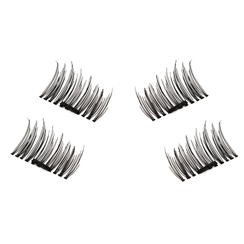 4 шт./2 пары накладные ресницы с магнитом|fake eye lashes|false eyelasheseye lashes |