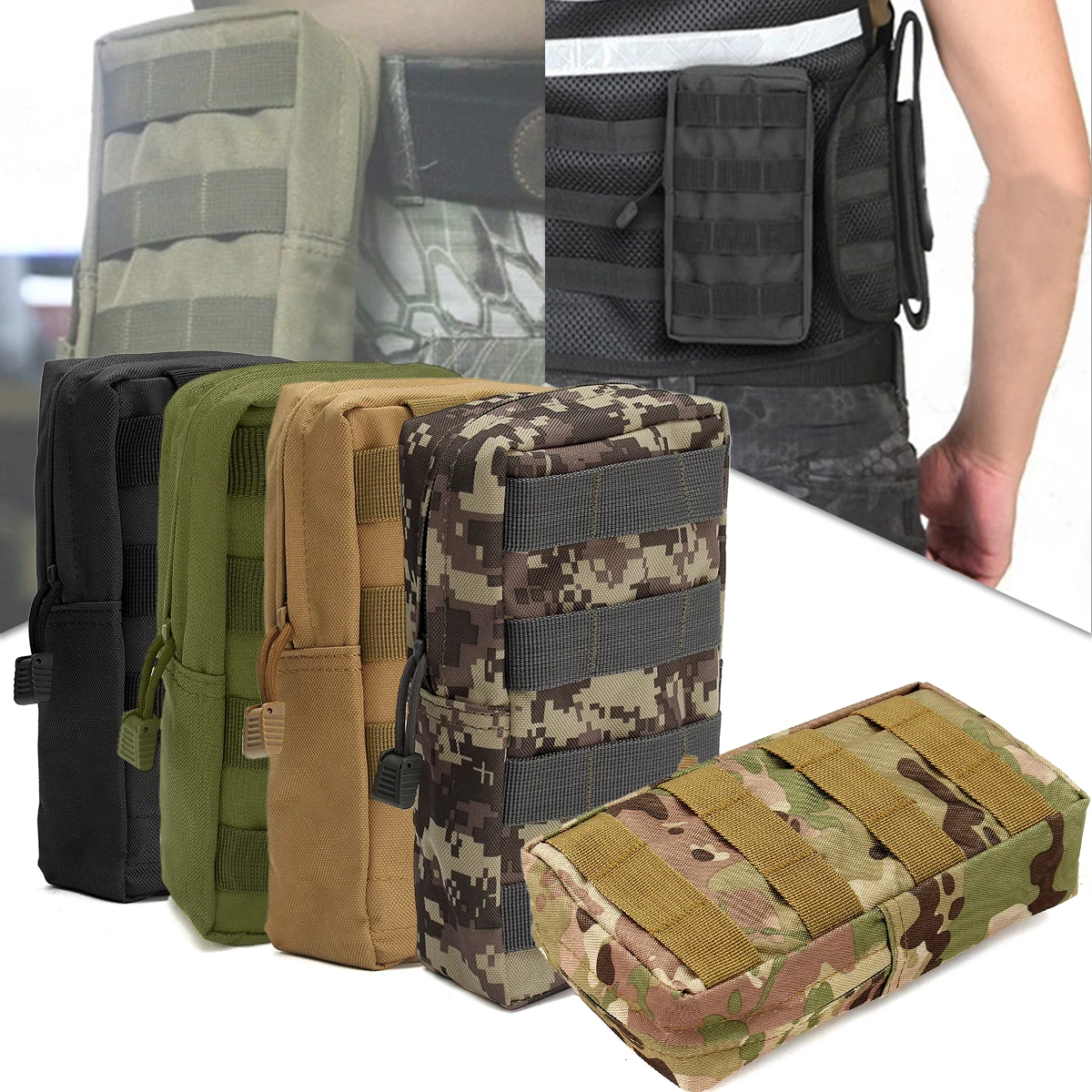 Safurance нейлоновая тактическая поясная Сумка Molle медицинская аптечка аварийный чехол сумка для наружного хранения Аварийные наборы