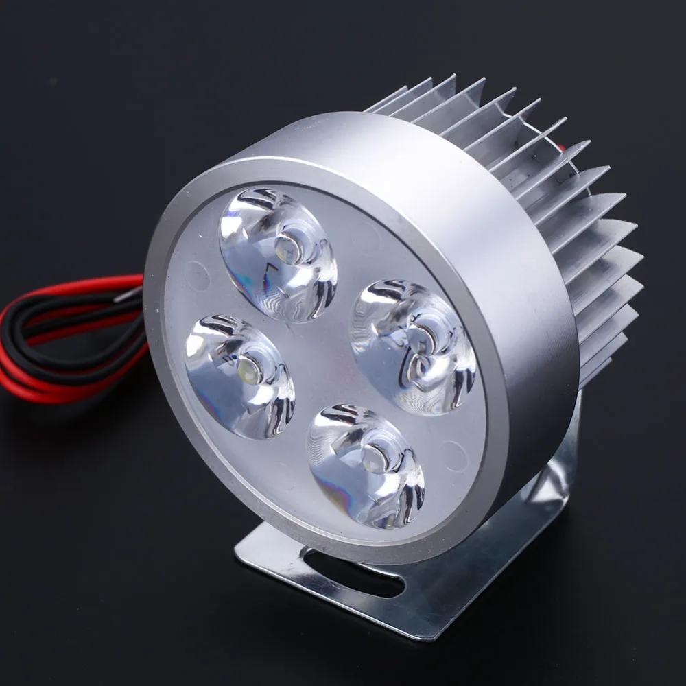 Vehemo фары мотоцикла фар e-велосипед 12 V-90 V светодиодный мото фар фары пятно света Водонепроницаемый IP44 светодиодная лампочка свет