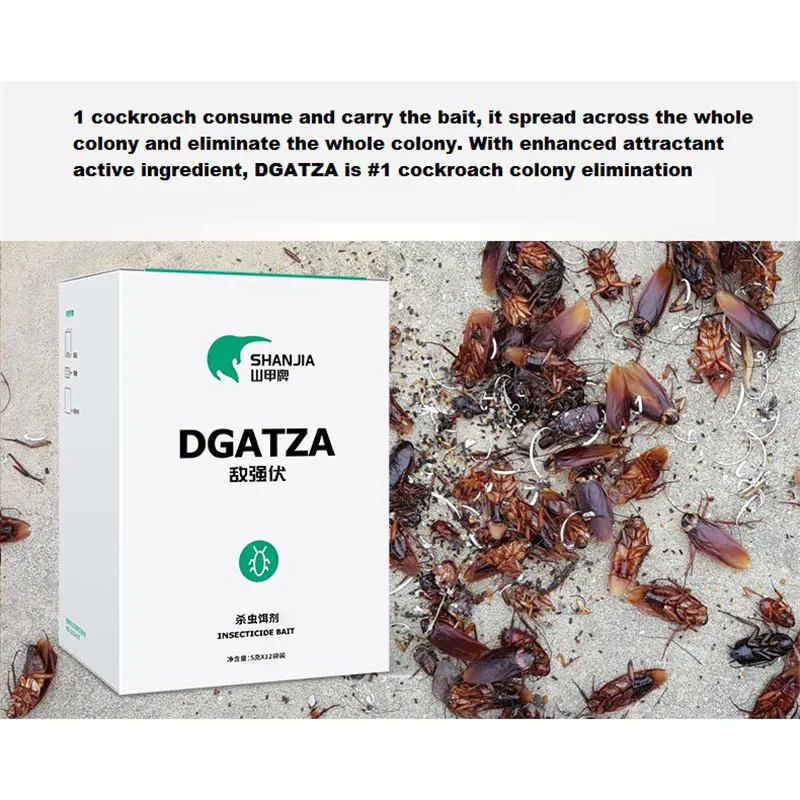 12 шт./лот DGatza приманка для тараканов порошок для удаления тараканов колония для уничтожения инсектицидкиллер репеллент кухня ресторан