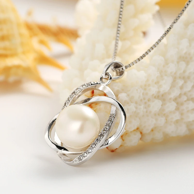 10-11mm Natural Pearl pendant necklace top quality &ampamp for women love gift new fine jewelry | Украшения и аксессуары