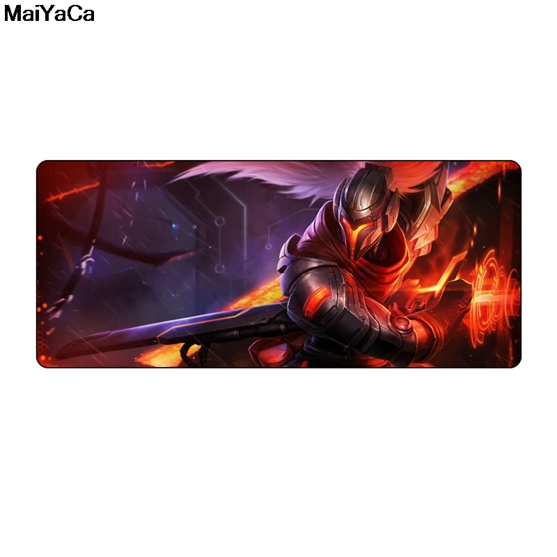 MaiYaCa коврик для мыши большой игровой League of legends проект zed yasuo yi ashe Lucian legend горячая