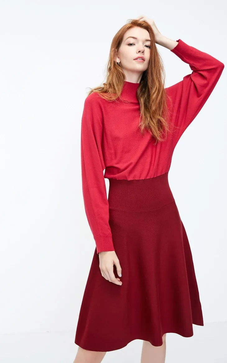 Vero Moda новое платье платье женское с высоким воротником и рукавами летучая мышь | 318346517
