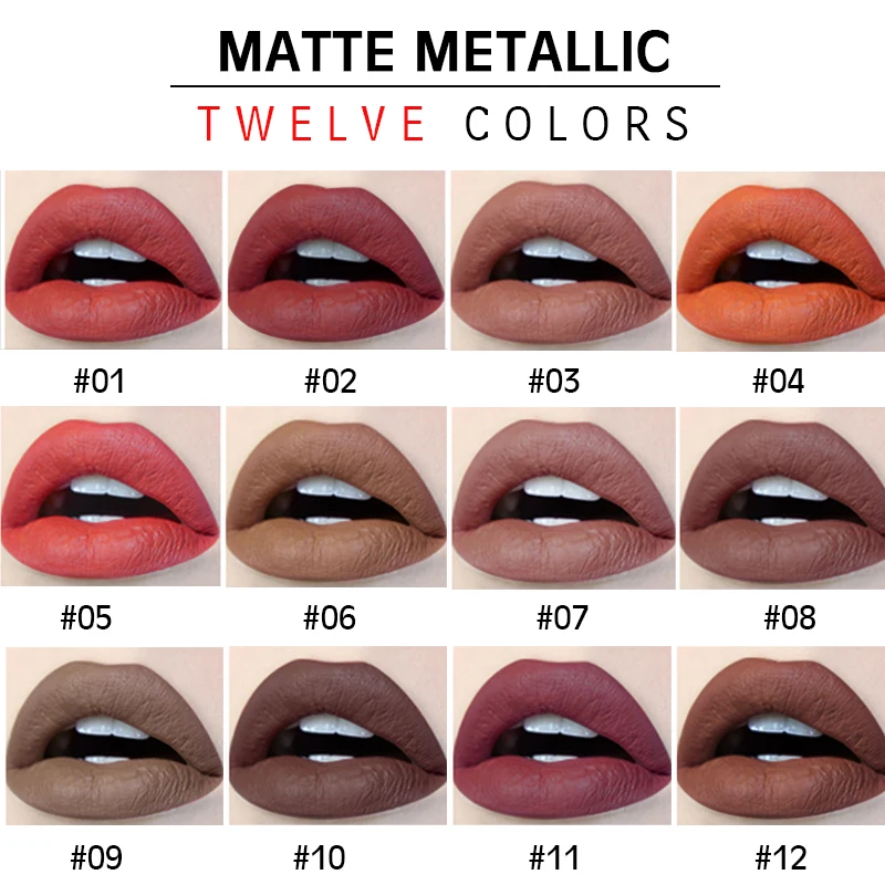 MK бренд Lips beauty матовый Makup пигмент водонепроницаемый стойкий блеск для губ 12