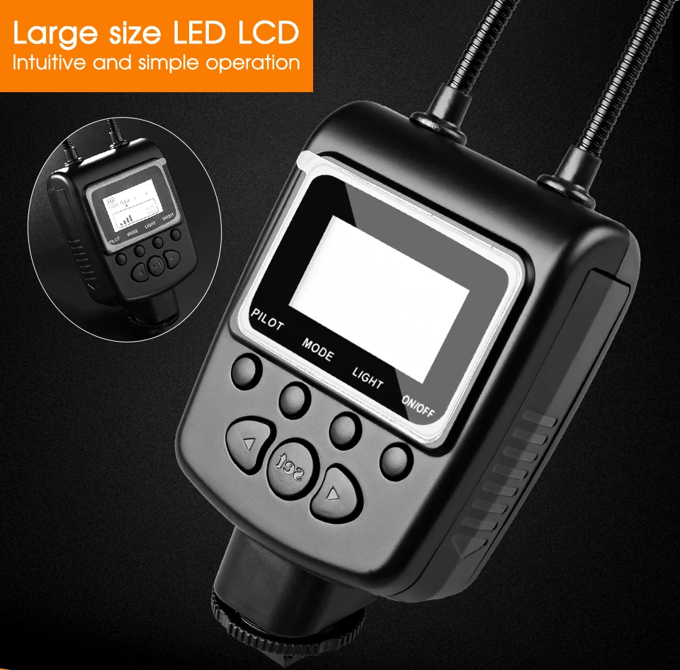 Travor ML-2D кольцевой светильник для макросъемки круглый светильник для большинства моделей Canon Nikon sony Olympus Pentax Panosonic sony Mi close up
