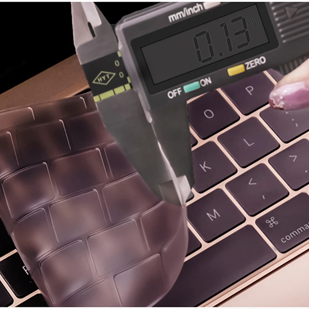 0,13 mmTPU для Apple Macbook pro13/11Air 13/15 retina12 дюймов Чехол для клавиатуры Ультратонкий чехол прозрачная защитная пленка EU/US pro16