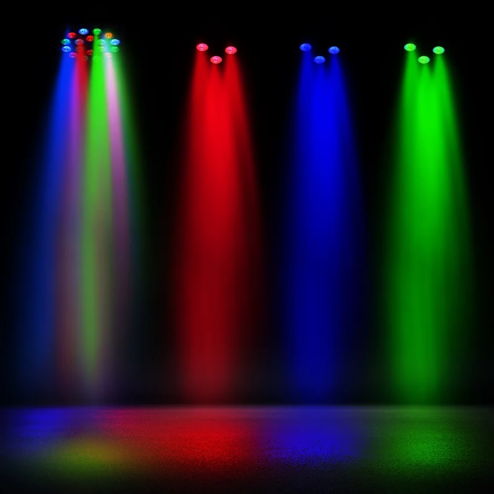 DMX512 Master/Slave RGB 18 Вт светодиодный прожектор par сценическое освещение для дискотеки