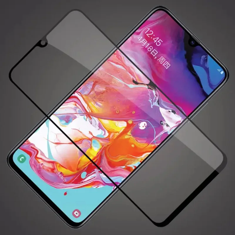 9d Защитное стекло для samsung Galaxy A10 A20 A30 A40 A50 A60 полное покрытие клея Защитная пленка