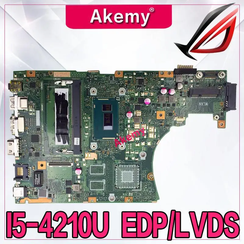 Материнская плата Akemy X455LA для For Asus X455L X455LJ X455LN X455LD A455L F455L K455L материнская ноутбука