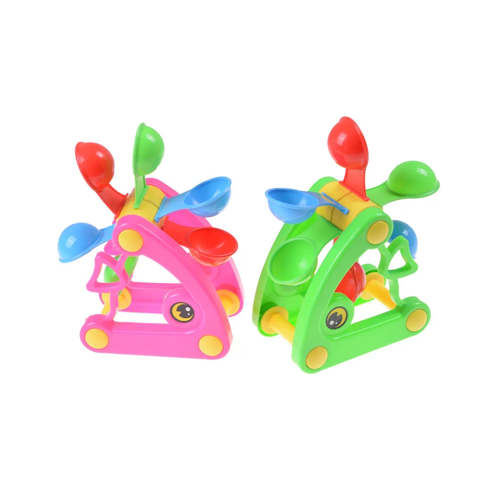 

1pc Summer Waterwheel Play Sand Toys Fish Shape Sandglass Sand Beach Swimming Pool Bathing Water Toys for Kids Sandpot Play