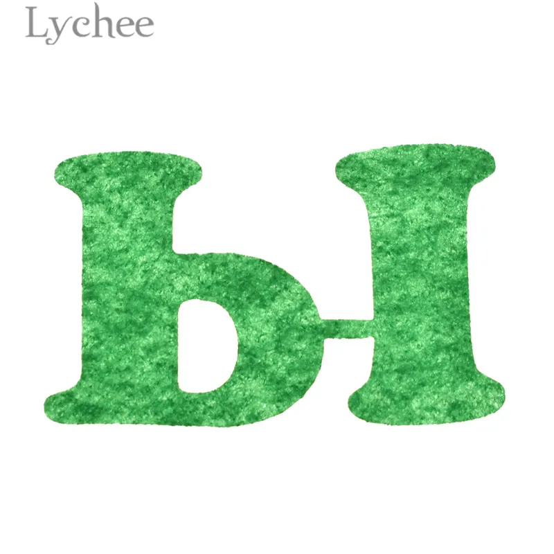Lychee Life 33 шт. цветной войлочный Алфавит ручной работы с буквенным рисунком