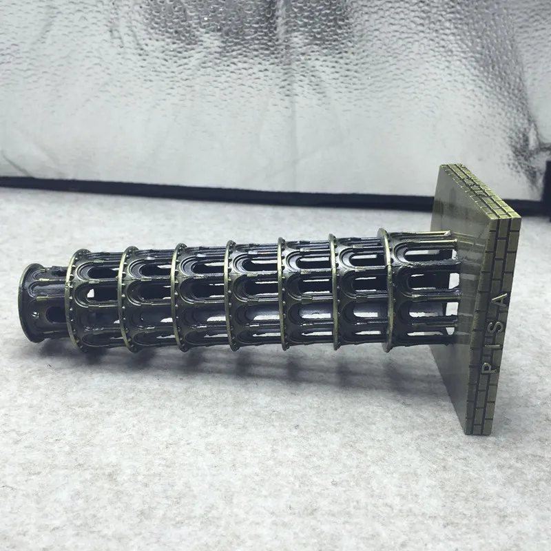 Наклонная башня Пизы винтажный домашний декор модель здания украшение для отеля