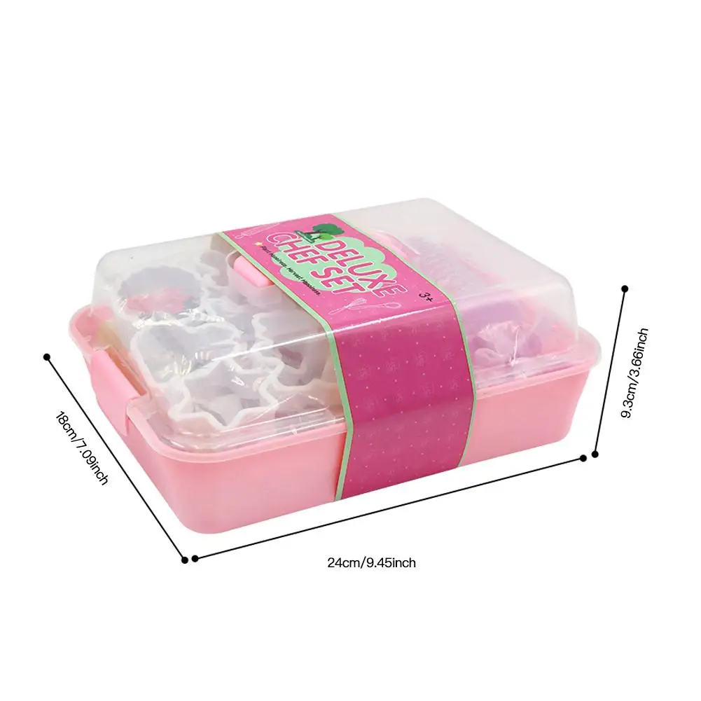 

Children's Baking Toys Complete Kids Cooking Baking Toy Set Role Play Kitchen Utensils Baking Tools Cake Apron first-rate
