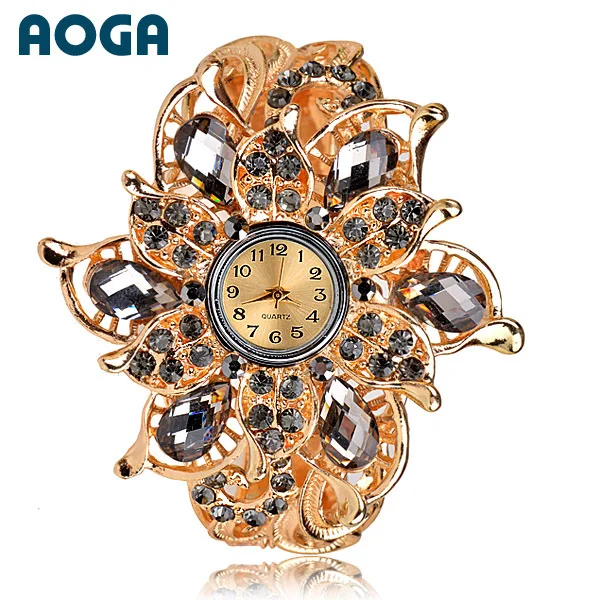 Quality crystal Women's Watches bracelet dress watch fashion ladies wristwatch Bangle watches W1856 | Наручные часы