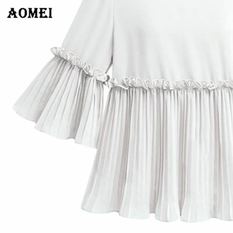 Блузка женская розовая с рукавом колокольчиком большого размера 4XL|blouse fashion|fashion