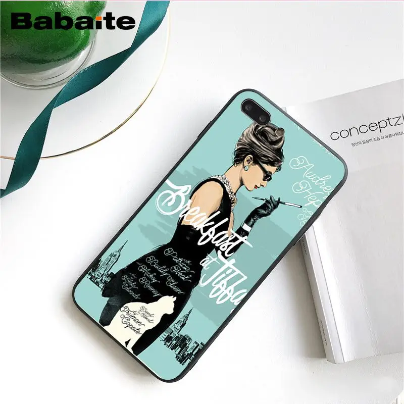 A5 Babaite Известный Элегантный чехол для телефона Одри Хепберн для iphone 11 Pro 11Pro Max 8 7 6 6S Plus X XS MAX 5 5S SE XR - Цвет: A5