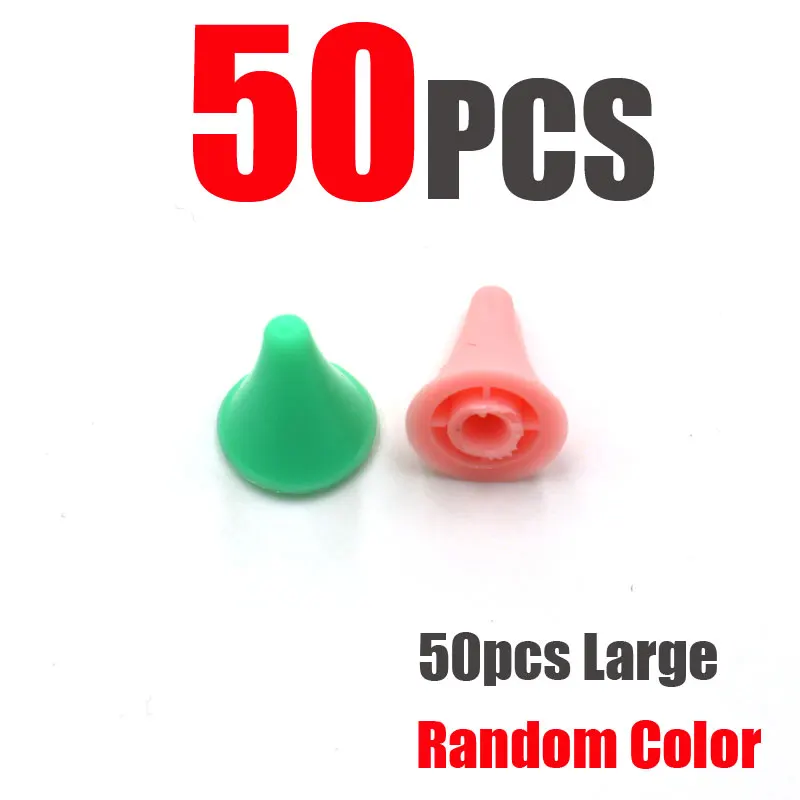 Large Size-50pcs 50 шт./компл. Вязание иглы Кепки швейные иглы точка протекторы крючком крюковые иглы крышка швейные принадлежности Вязание аксессуары - Цвет: Large Size-50pcs