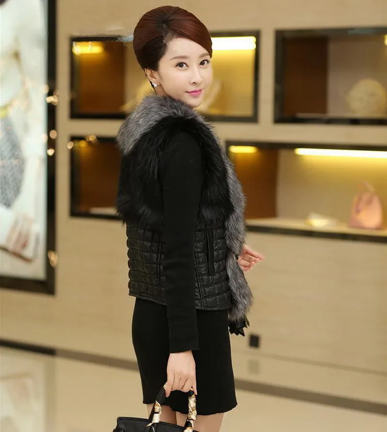 Uwback 2017 новое Брендовое зимнее пальто из искусственного меха для женщин плюс