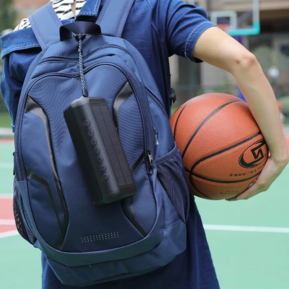 Bluetooth Колонка на солнечной батарее IPX5 водонепроницаемая Портативная