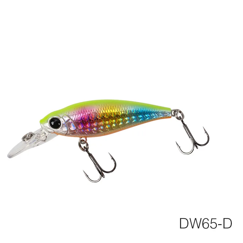 DW65-D TSURINOYA для рыбалки приманки DW65 плавающий мини блесна жесткая приманка 58 мм 5g Высокое качество Профессиональный приманка воблер карандаш Swimbait - Цвет: DW65-D