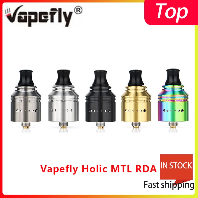 Вейп-испаритель Vapefly Holic MTL RDA электронная сигарета с одной катушкой 22 2 мм боковым