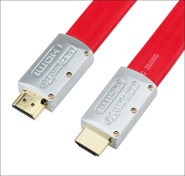 Плоский длинный кабель HDMI 2 0 инженерный Папа папа 25 м 30 40 50 4 к * сертифицированный
