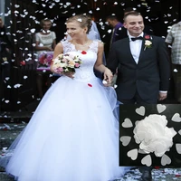 6000pcs wedding confetti tissue white paper scraps birthday wedding party decorative craftstable scatters balloon decoration