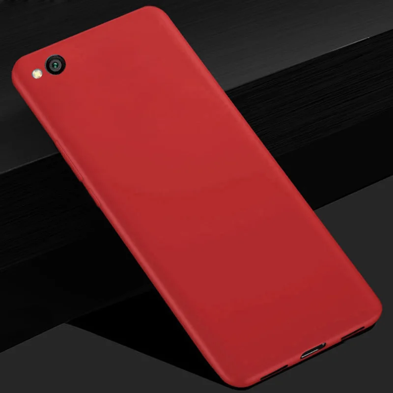 Чехол J& R для Xiaomi Redmi Go, тонкий матовый мягкий чехол из ТПУ для задней панели, чехол s для Redmi Go, чехлы для телефонов, Защитные Чехлы - Цвет: Red