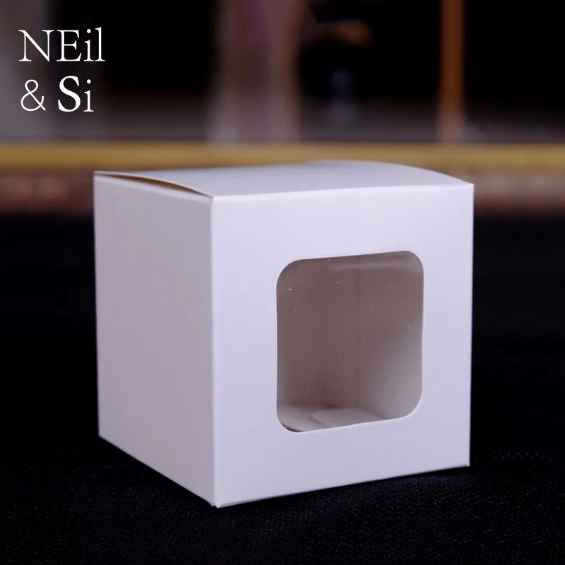 Бесплатная доставка белая бумажная коробка для окон свадебный подарок на день