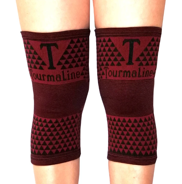 1 пара эластичные дышащие наколенники для поддержки турмалиновая Магнитная