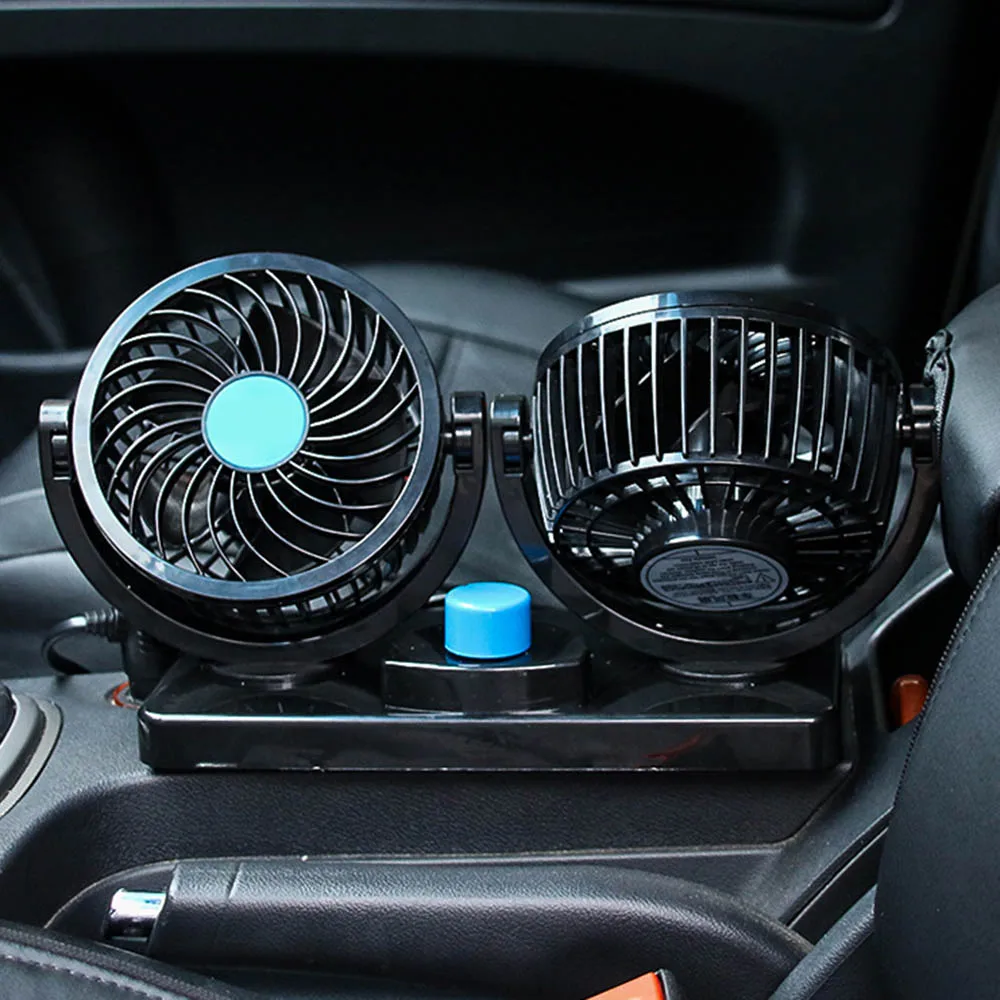 12V Мини Электрический автомобильный вентилятор с низким Шум летний Кондиционер