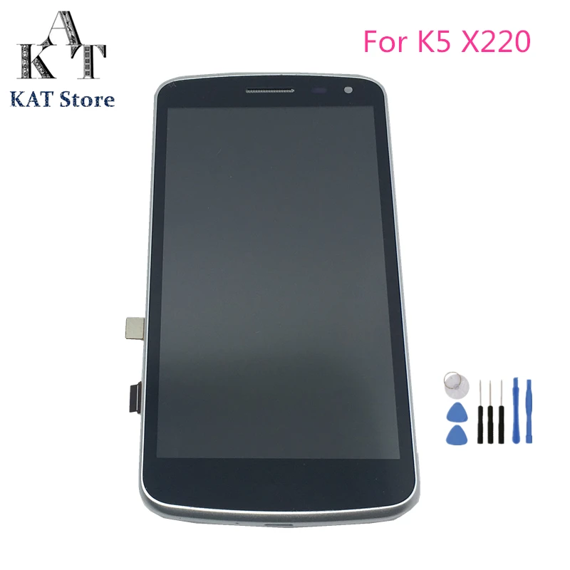 5 0 &quotОригинальный ЖК дисплей сенсорный экран для LG K Series K5 X220 X220MB X220DS дигитайзер в