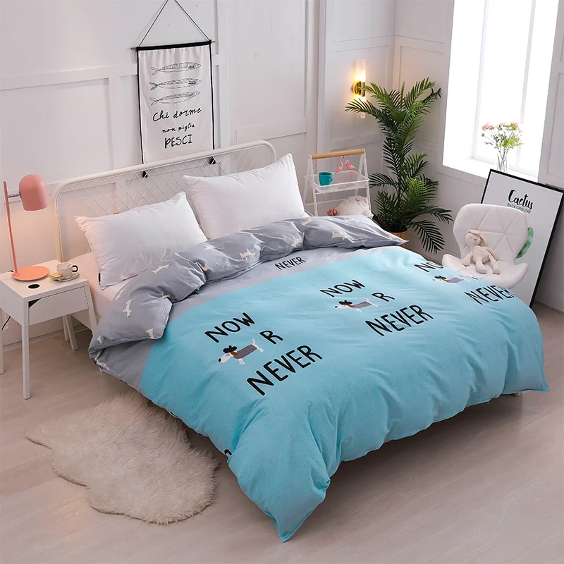 Мультфильм Звездное серии хлопок Пододеяльник Твин Полный queen king size кашне крышка