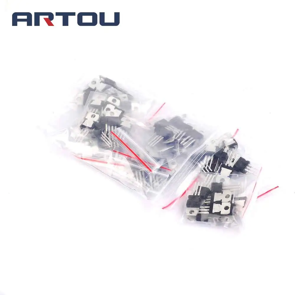 Набор транзисторов LM317 to 220 10 шт./EAHC = 80 шт. 7805 7809 7812 7815 7905 7912 7915|kit kits|kit lm317kit transistor |