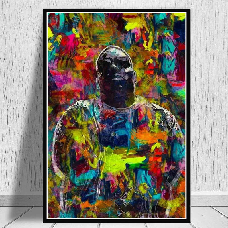 0020 Известный B.I.G Biggie Smalls Тупак Шакур раппер король художественный постер Картина Настенная картина домашний декор, плакаты и принты - Цвет: 0020