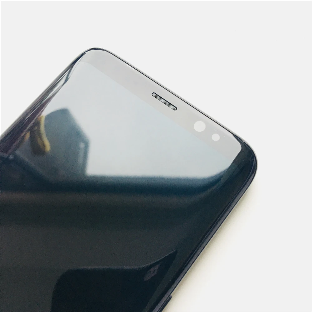 Супер AMOLED lcd S8 G950F G950FD G9500 G950U дисплей протестированный рабочий сенсорный экран рамка в сборе для samsung Galaxy s8