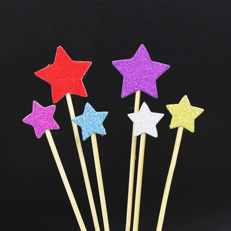 6 шт. топперы радужного цвета для торта|gift gifts|gift suppliesgifts birthday party |