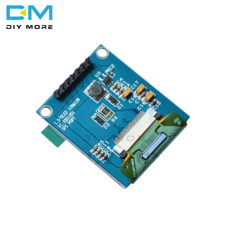 SSD1351 диск 1 5 дюйма 7PIN полноцветный OLED дисплей экран IC 128(RGB)* 128 SPI интерфейс для 51