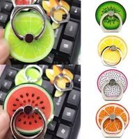 universal fruit phone holder colorful mount grip stand 360 degree finger ring for iphone x 8 7 plus xiaomi htc