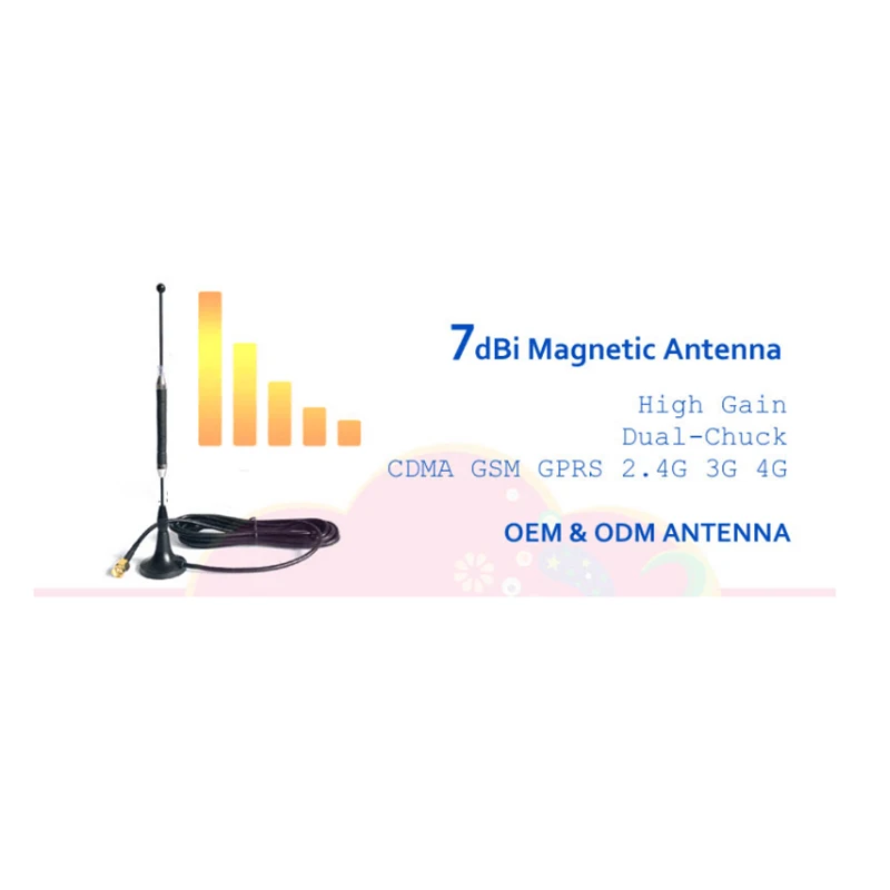 Высокоусиленная 7dBi внутренняя 700-2700 МГц полнодиапазонная Антенна GSM GPRS 2 4G 3G