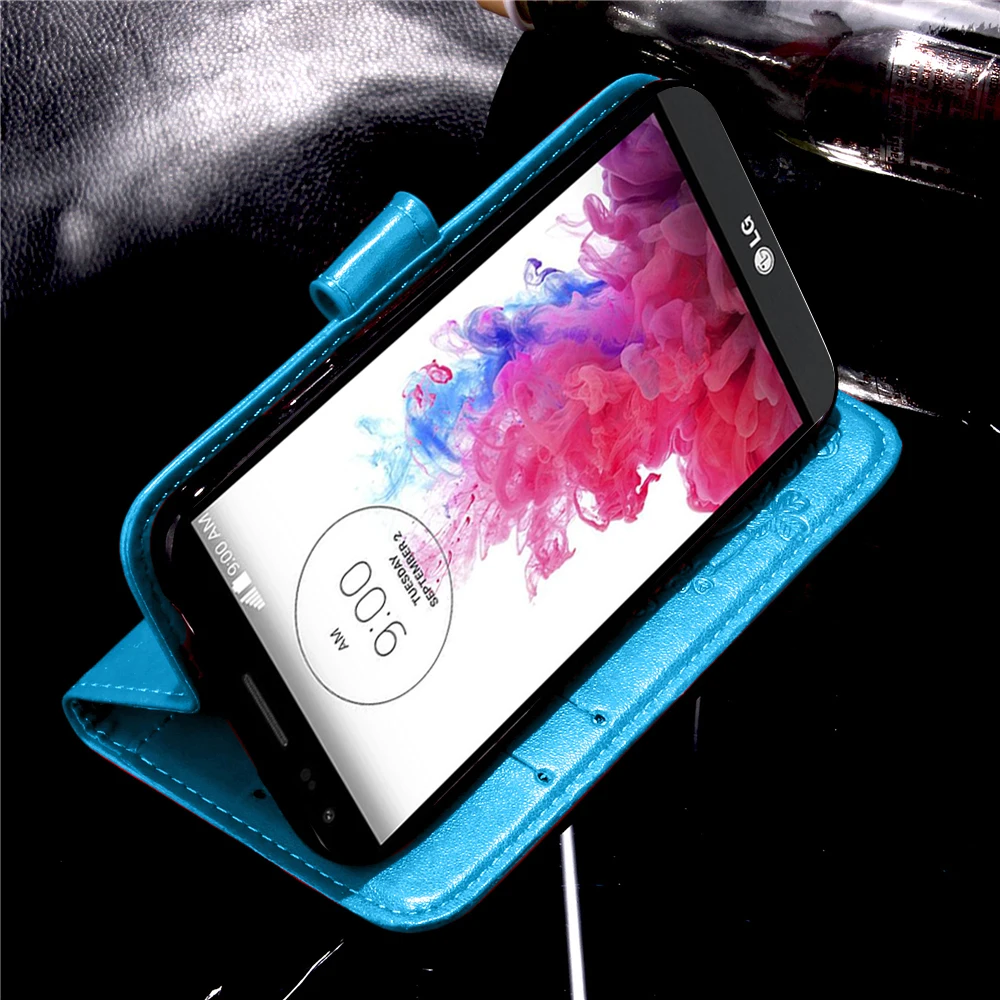 Чехол с цветочным принтом для LG G3 Stylus D690, кожаный бумажник, флип-чехол, чехол для LG D690 G3 Stylus, чехол для телефона с отделениями для карт