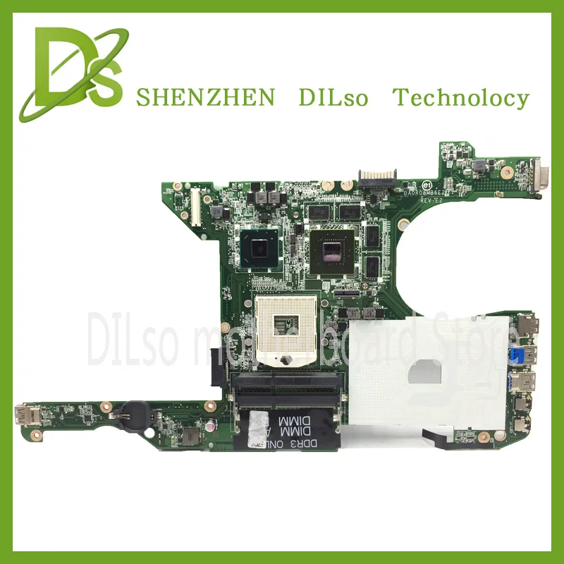 Kefu DR0R08MB6E2 материнская плата для Dell 14R 5420 7420 Материнская плата ноутбука DA0R08MB6E2 HM77 GT630M Тесты материнская плата