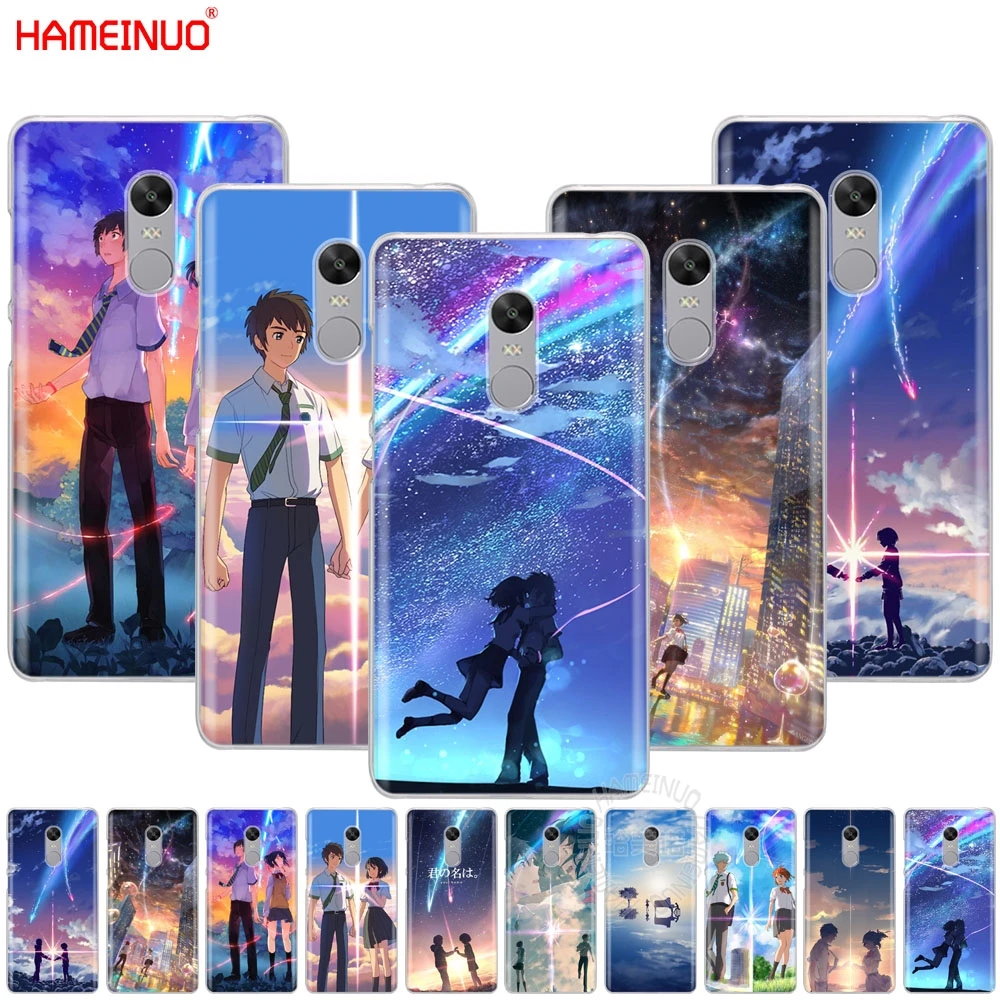 Чехол для телефона с аниме хаминуо ваше имя Xiaomi redmi 5 4 1s 2 3 3s pro PLUS note 4X 4A 5A|case for