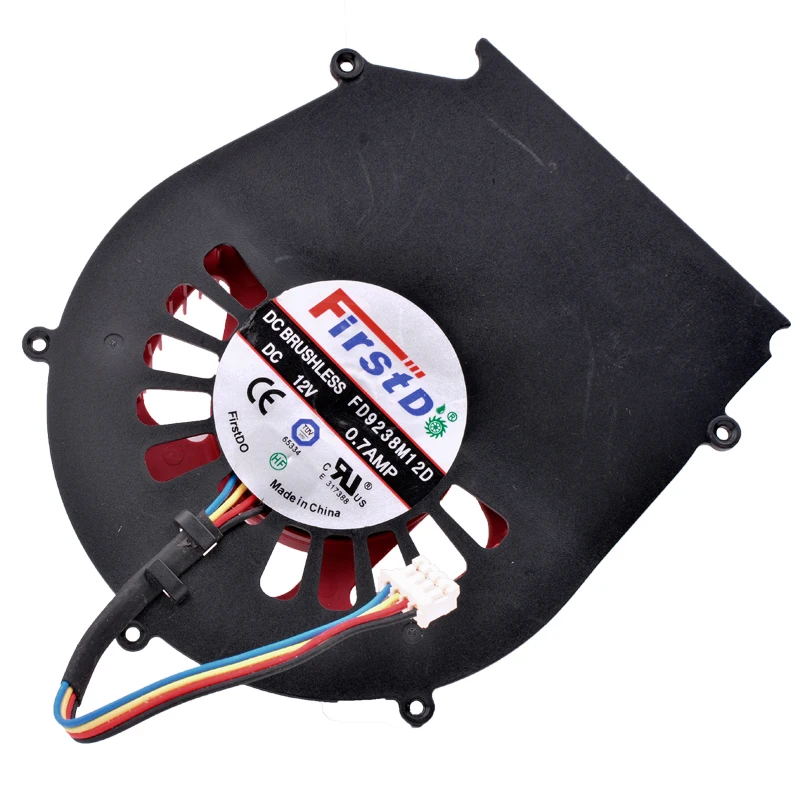 Оригинальный продукт FD9238M12D DC12V 0.70A 4 линейный pwm ATI Turbo Графический охлаждающий