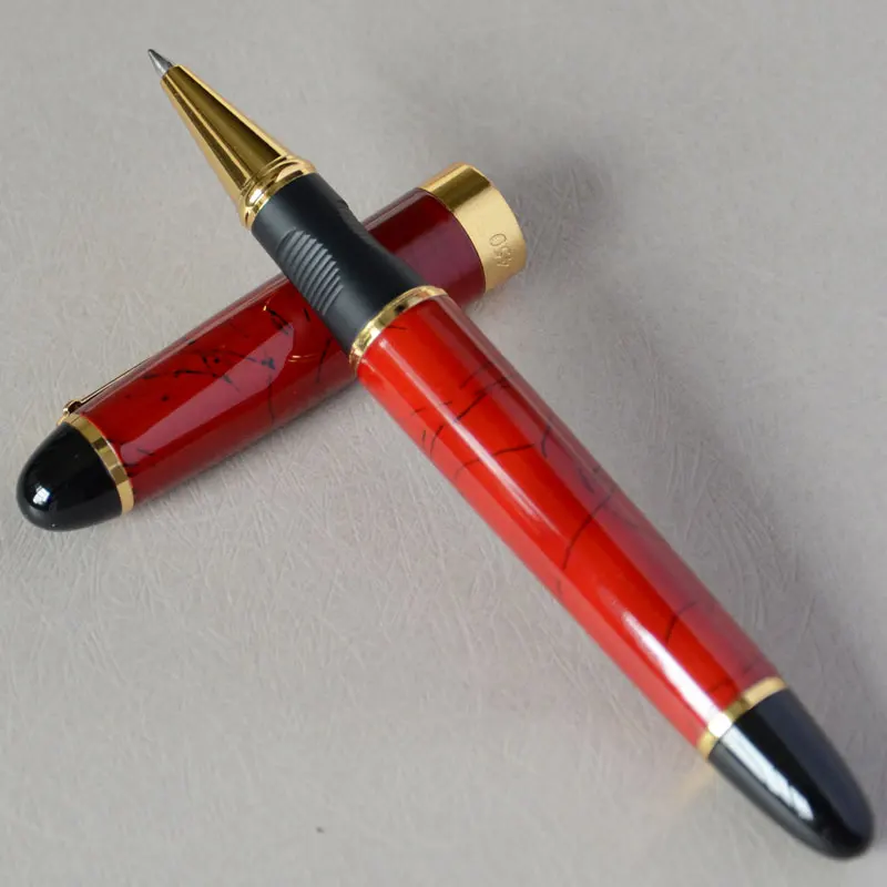 JINHAO X450 серый мрамор и золотой РОЛИК ручка Фиолетовый Синий Розовый Красный коралл белый зеленый черный 21 цветов для выбора JINHAO 450