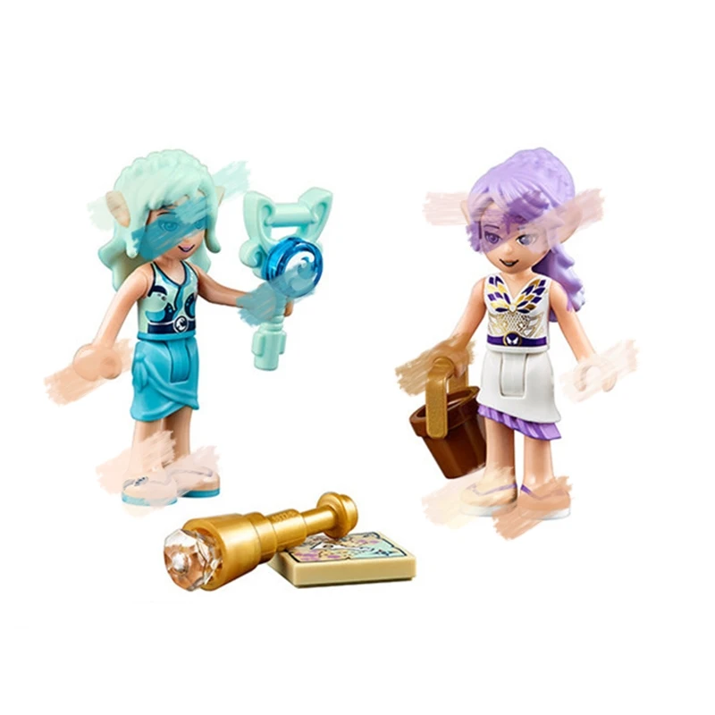 Новый elves Girl Naida's Epic Adventure Ship совместимый с 41073 строительными блоками lepining blocks